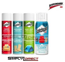 Scotchgard Fabric, Carpet, Water Shield Leather Protector 400ml 3M Waterproofs