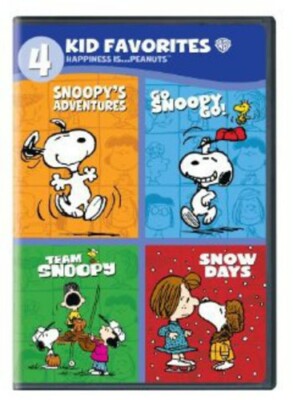 4 KID FAVORITES: HAPPINESS IS... PEANUTS NEW DVD