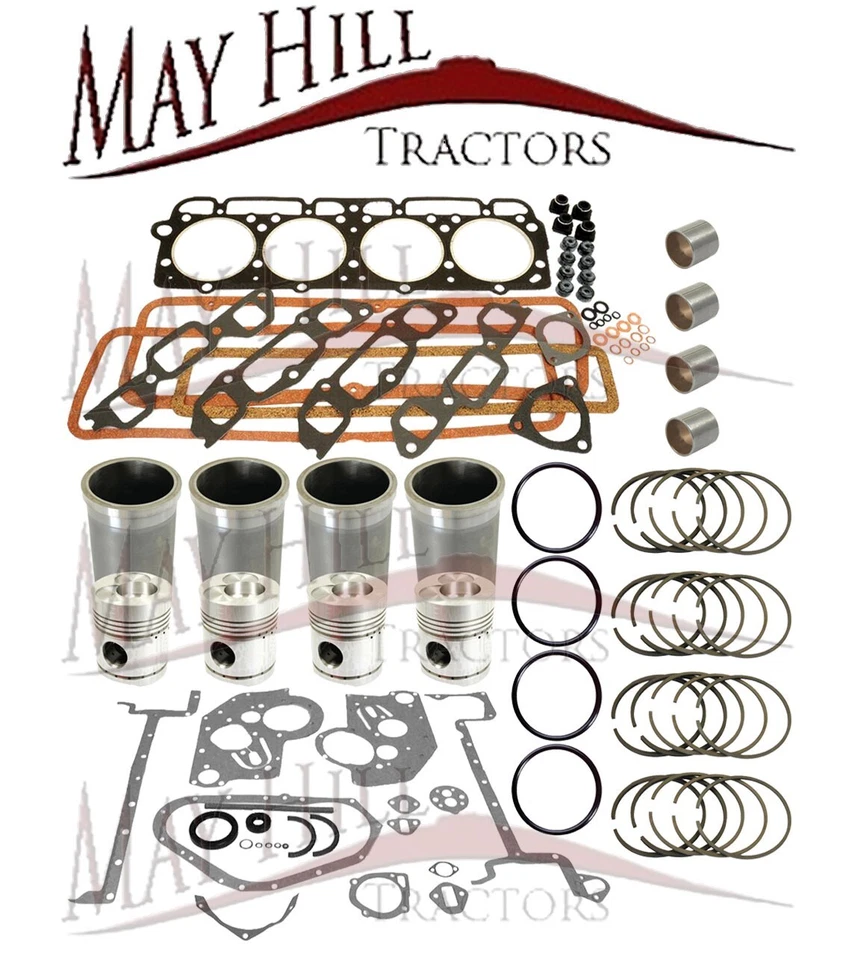Engine Piston & Liner Rebuild Kit for Fordson Major Power Major 1957 to 61