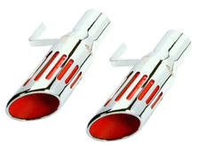 PG Classic 108S-S25 Mopar 1971-74 B-body 2-1/2" Short Style Slotted Exhaust Tips