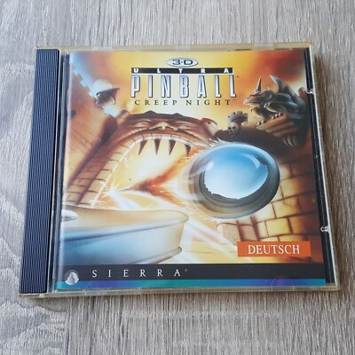 PC Spiel 3D Ultra Pinball Creep Night von Sierra in Hülle Case