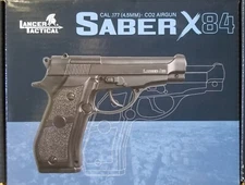 Lancer Tactical Saber X84  .177 Cal. CO2 Powered BB Air Pistol 