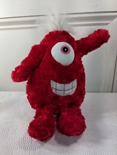 Gemmy Monster Charmers Plush Toy sings music Sugar Sugar Animated red toy alien