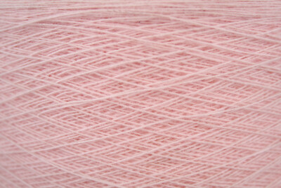 PURE CASHMERE 1/10NM Singles Weaving Yarn PINK Color Cone Yarn 150g
