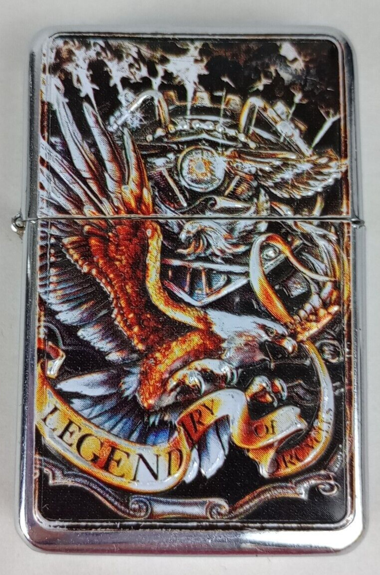 S Usa Eagle With Ribbon - Legendary Of Motorcycles