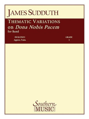 Thematic Variations on Dona Nobis Pacem Score & Parts Level 3