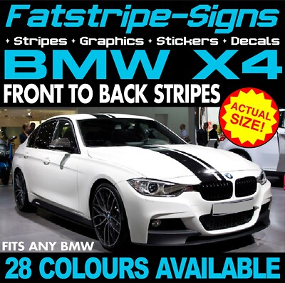 passend für BMW X4 STREIFEN GRAFIK AUFKLEBER AUFKLEBER M SPORT xLINE xDRIVE 20d 30d 35d