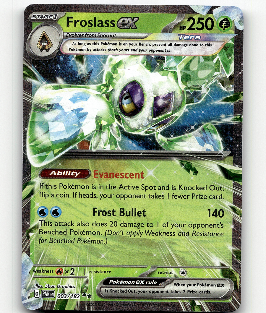 Pokemon Froslass ex - 003/182 - Paradox Rift | eBay