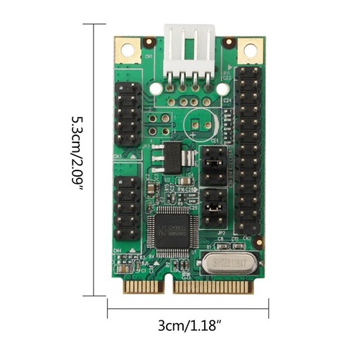MINI PCI-E PCIE to DB9 DB25 RS232 Serial Com Adapter Card for Smart WCH382L Chip - Picture 5 of 5