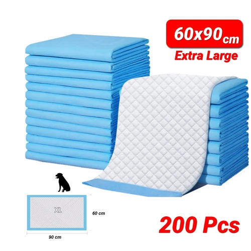 60x90cm 60x60cm XL/L Puppy Dog Training Pads Pet Toilet Pee Pads Mat Absorbent - Picture 8 of 22