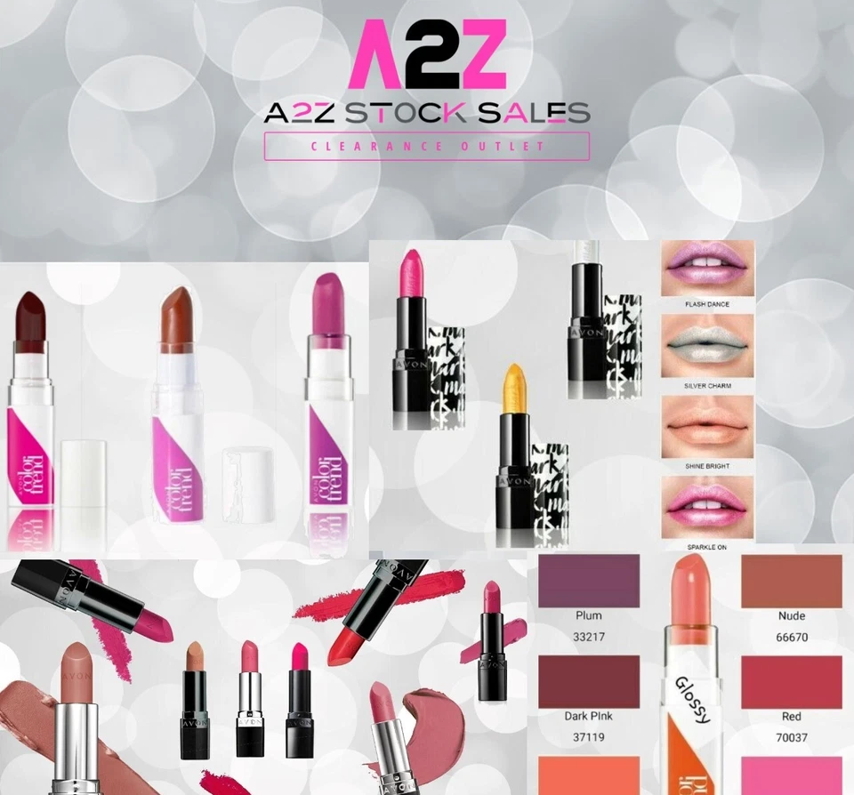 Avon True Colour, Color Trend, Mark, Luxe, Supreme Nourishing Lipsticks