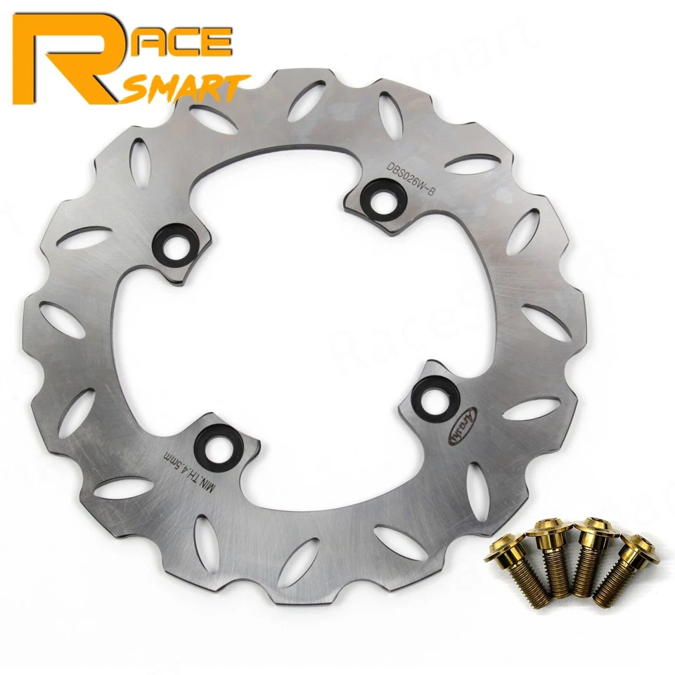 Rotores de freno delanteros traseros discos pernos de montaje tornillos para Kawasaki Z750S 2005 2006 Foto 4 de 4