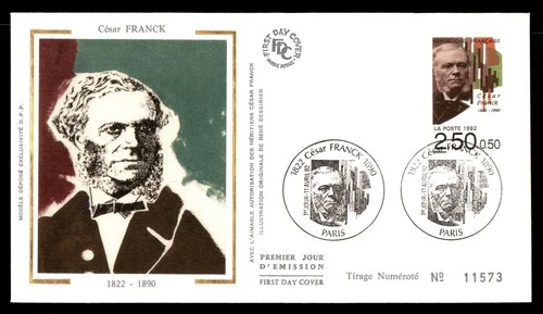 Mayfairstamps France FDC 1992 Cesar Franck First Day Cover aax_25963