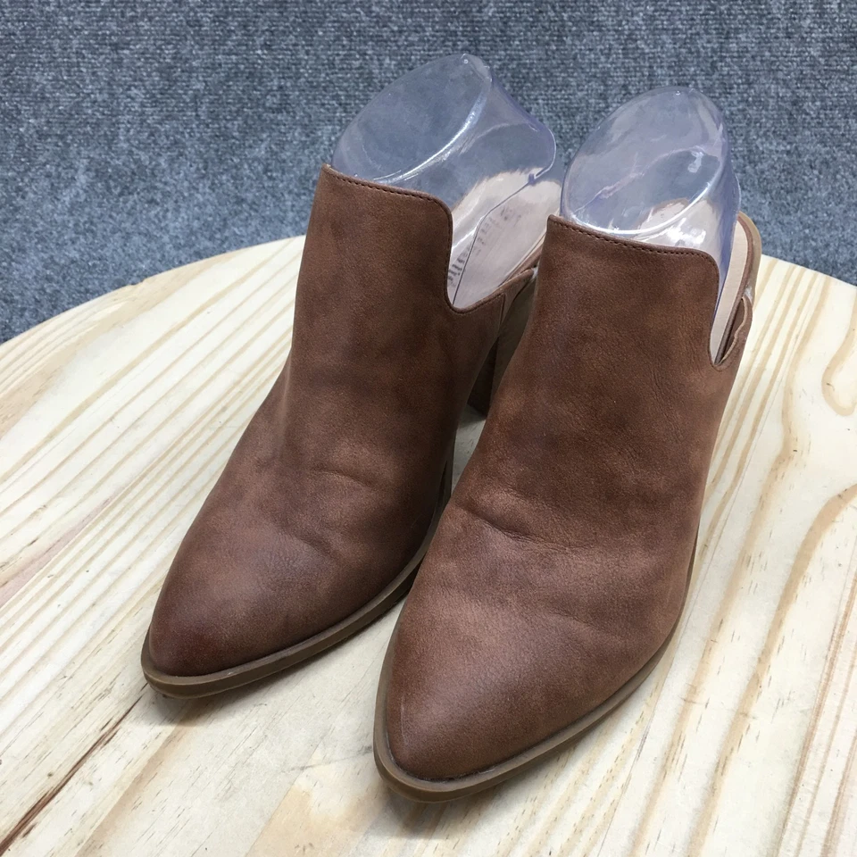 Zigi Soho Zapatos Mujer 9 Maurine Mule Marrón Informal Cómodo Punta Bloque Foto 3 de 4