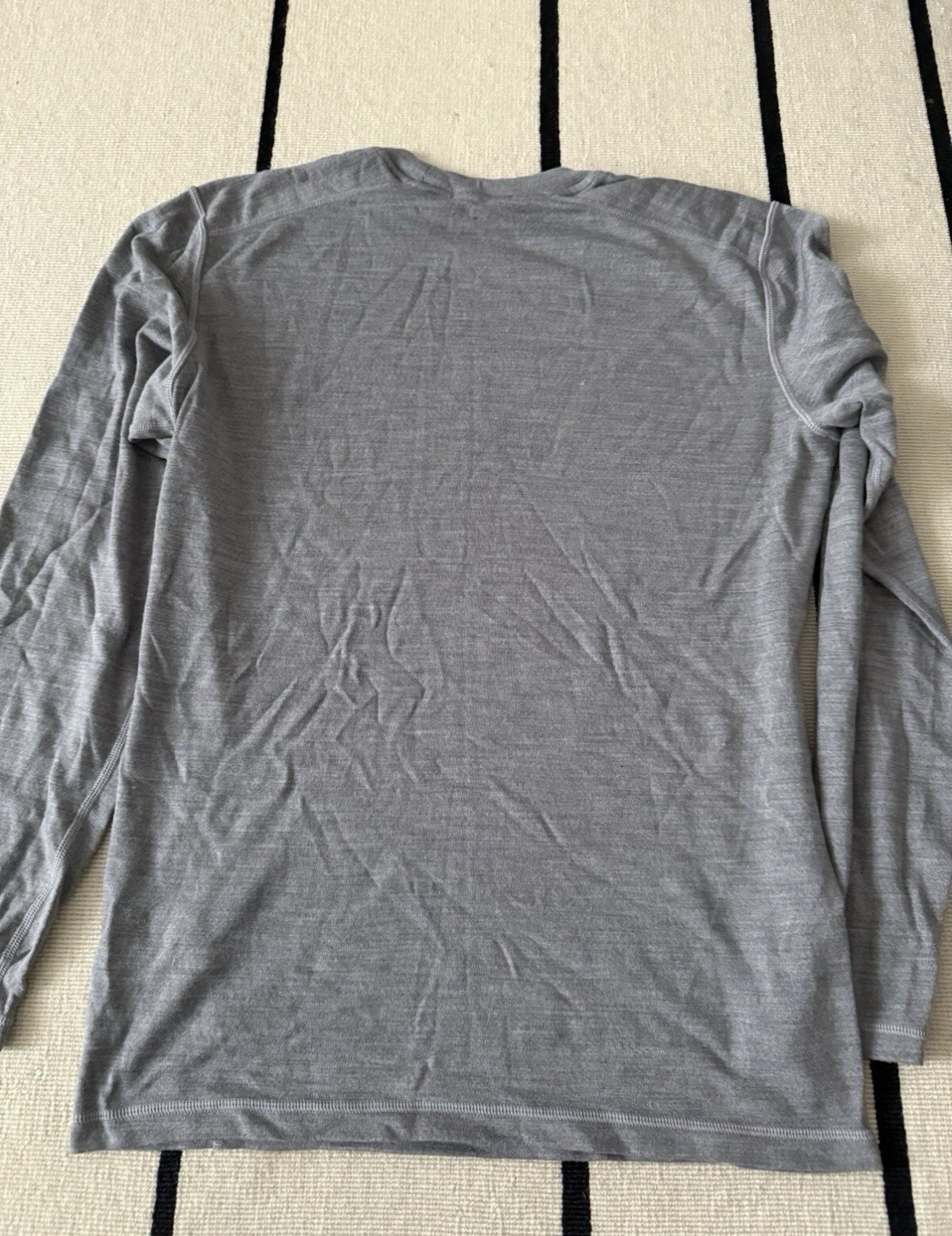 SMARTWOOL MEN GRAY WOOL PULLOVER SIZE S - image 5