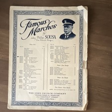 John Philip Sousa El Capitan Piano Sheet Music The John Church Company 1894