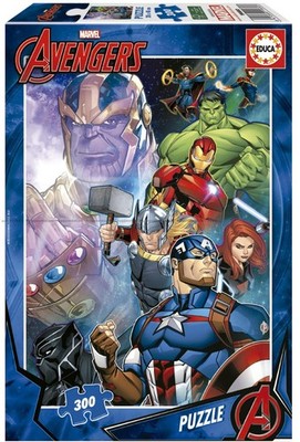 NEW Educa Jigsaw Puzzle 300 Pieces 8+ Ages Marvel Avengers