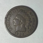 1886. V/FINE.    TYPE II VG INDIAN HEAD SMALL CENT