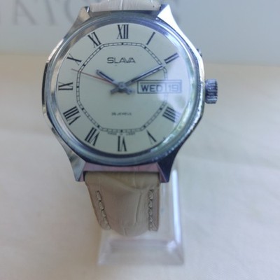 Seltene Vintage Slava Herrenuhr Handaufzug CCCP,70er Jahre,Sammlungsaufloesung,