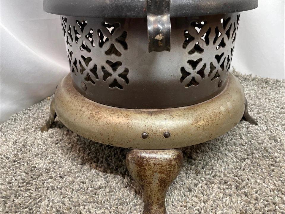 复古罕见正品完美油加热器煤油 # 1665 美国状况良好 — 第 4/4 张图片