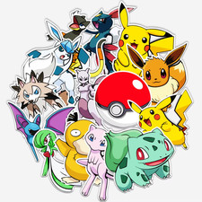 50x POKEMON Sticker Anime Aufkleber Cartoon Manga Japan Stickers Pikachu Pok&eacute;mon