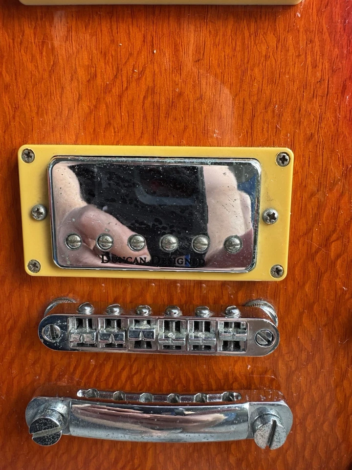 HAMER Electric Guitar Stellar - Set Neck - Cherry Burst - Made in Korea 9805060 - Image 4 of 4