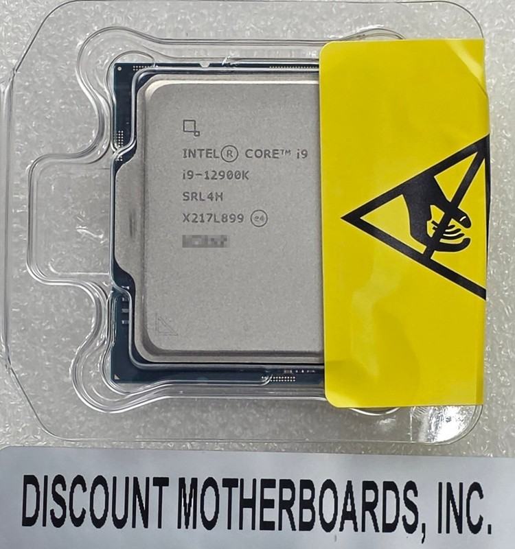 DEFECTIVE Intel Core i9-12900K LGA 1700 16-Core (8P+8E) 125W UHD 770 Desktop CPU