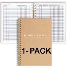 1 Pack Accounting Ledger Books for Home Budget Tracking, Business 1-PACK 