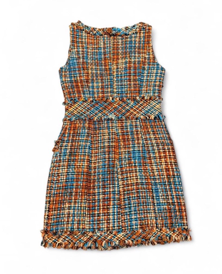 Authentic Chanel Classic tweed dress image 4