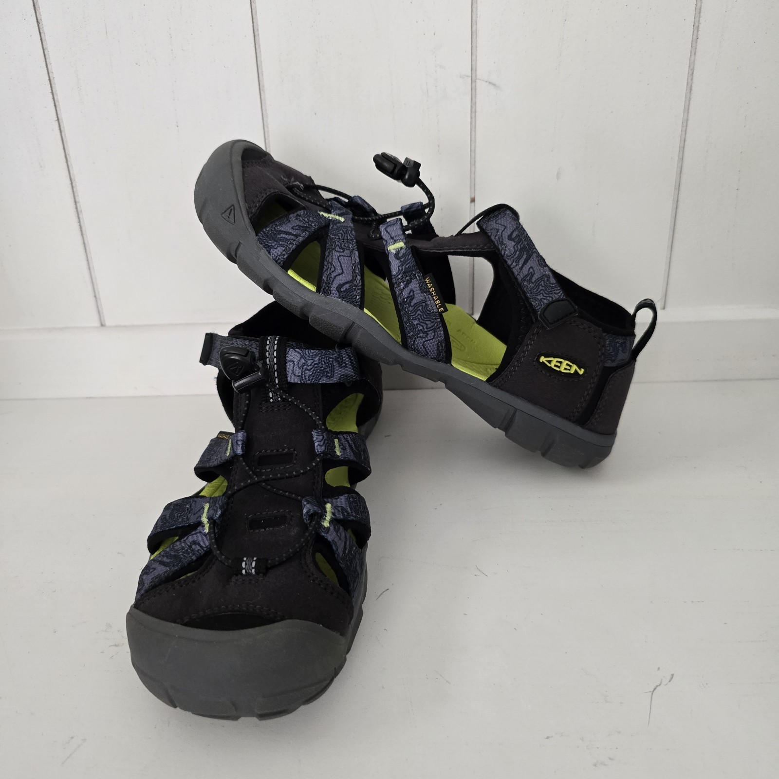 Sandali KEEN bambino unisex Seacamp 5 CNX punta chiusa magnete primula sera