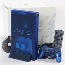 PS2 OCEAN BLUE Console System Made in Japan SCPH-37000 L NTSC-J Playstation 2 12