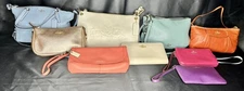 Coach Multicolor Pebbled Leather Shoulder Bags Wallets Some Minor Flaws