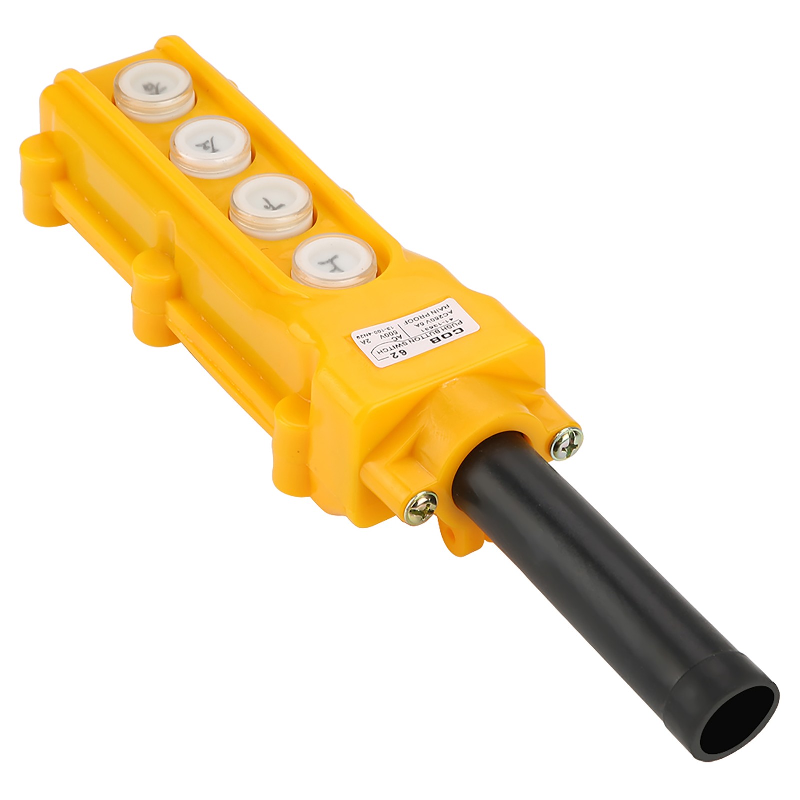 4-channel Crane Hoist Control Durable Push Button Switch For Lifting Excellent