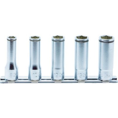Ko-Ken 3/8 9.5mm SQ. Nut Grip Deep Socket Rail Set Five Set RS3012A/8-L52 Japan