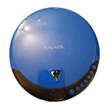 Craig CD2808 Personal Portable CD Player Headphone Jack Blue/Black