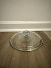 Vintage PYREX G-1-C Corning Ware Round Clear Glass Replacement Lid 9" Vintage
