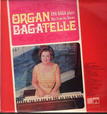 Ena Baga Organ Bagatelle LP vinyl UK Saga 1968 ERO8043
