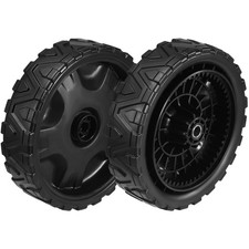 Replacement 8" Lawn Mower Wheels 2 Count for Smooth Operation  Traction