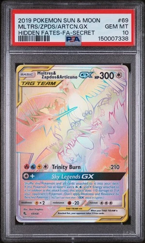 MLTRS/ZPDS/ARTCN GX #69/68 - 2019 Pokemon Sun & Moon Hidden Fates - MINT PSA 10
