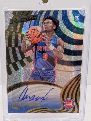 Panini Revolution Rookie Autograph Ausar Thompson Detroit Pistons RA-ATP