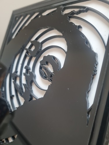 BOB MARLEY POP ART stencil. Unique Laser Cut Perspex 17cm X 22cm Framed - Picture 4 of 4