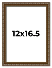 12x16.5 Solid Wood Picture Frame with UV Acrylic, Available in 6 Finishes