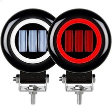 5 Inch Led Work Light 30W White Led Pods Flood Beam for Car 4x4 Offroad Red