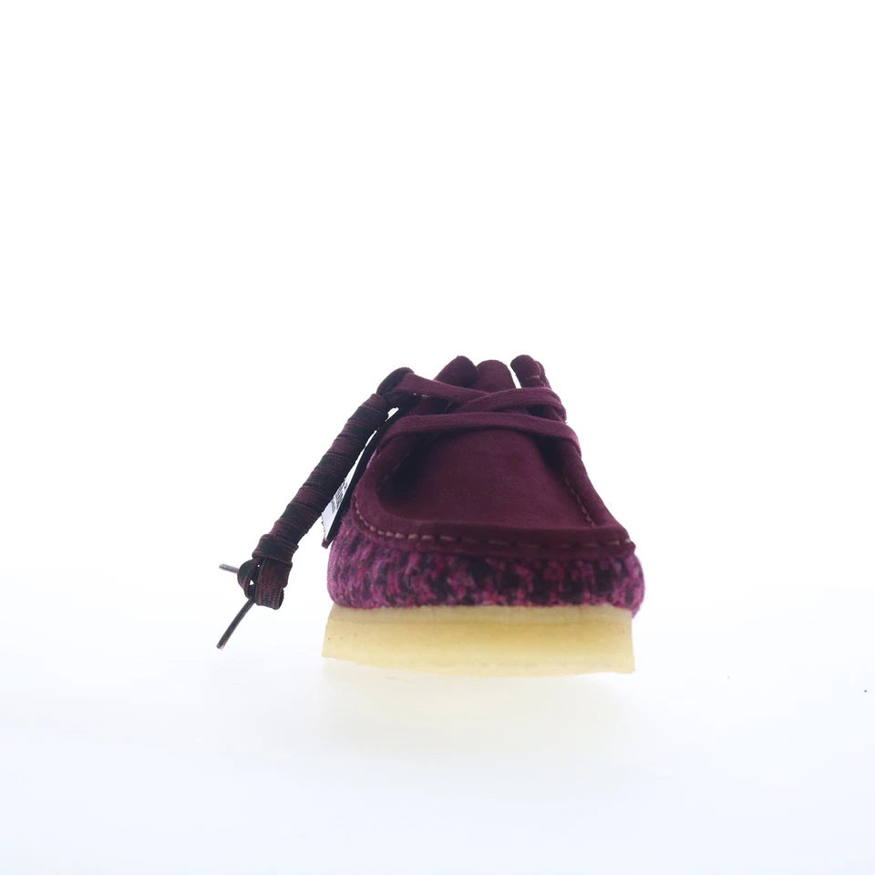 Clarks Wallabee tap pour femmes en suede pourpre - Photo 3/4
