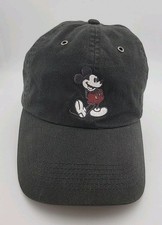 Disney Classic Mickey Mouse Adjustable Hat Baseball Cap Black