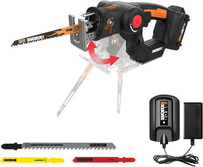 Cordless Reciprocating Saw&Jigsaw, 20V ¾'' 2-In-1 Saw, ¾'' Stroke Length, 2-In-1 F