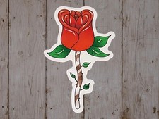 Pretty Red Rose Sticker for Scrapbooks, Tumblers, Windows  More