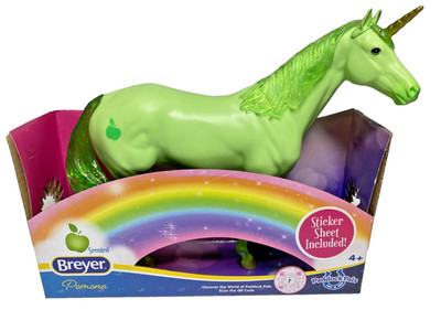 Breyer Paddock Pals UNICORN Pomona with Apple Mark