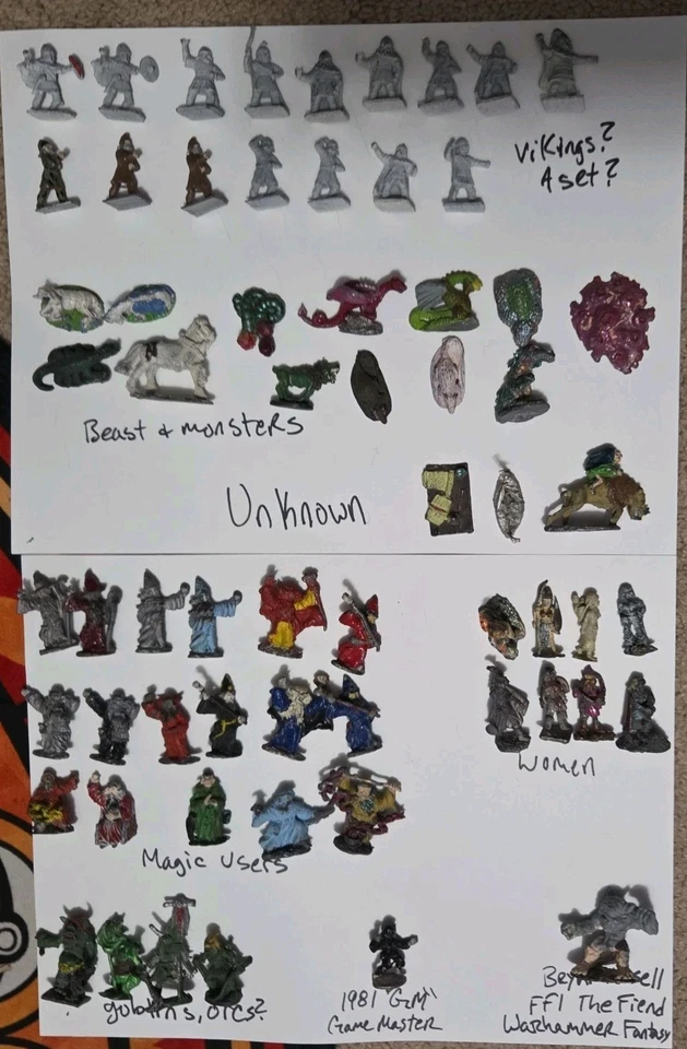 Approx 291 Fantasy Lot AD&D Metal Miniature Ral Partha Grenadier Reaper Heritage - Image 3 of 4