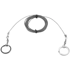 Outdoor Hand-Drawn Rope Saw 304 Stainless Steel Wire Saw Camping -Saving9776